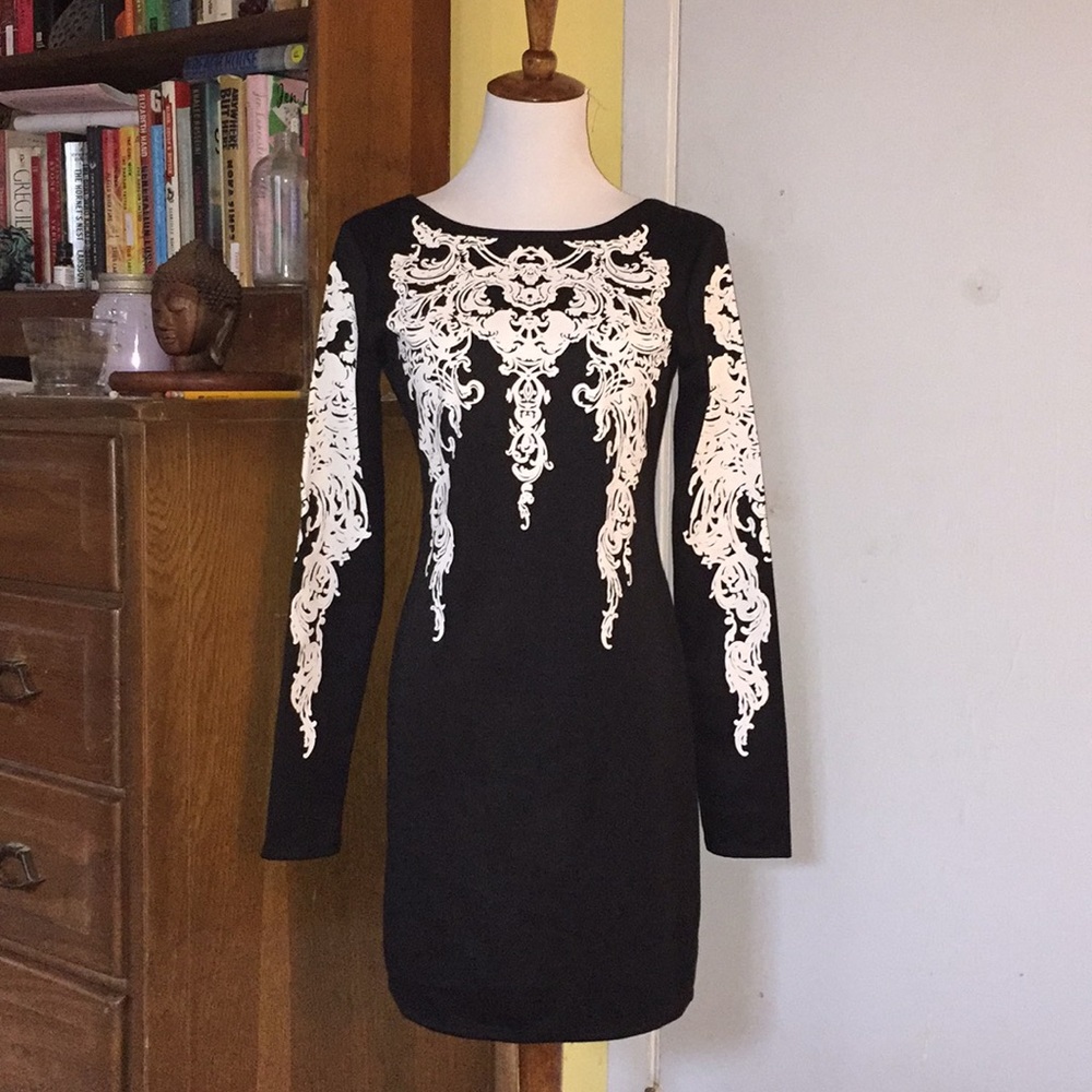 NWOT Lucky Leaves - Scoop Back Dress